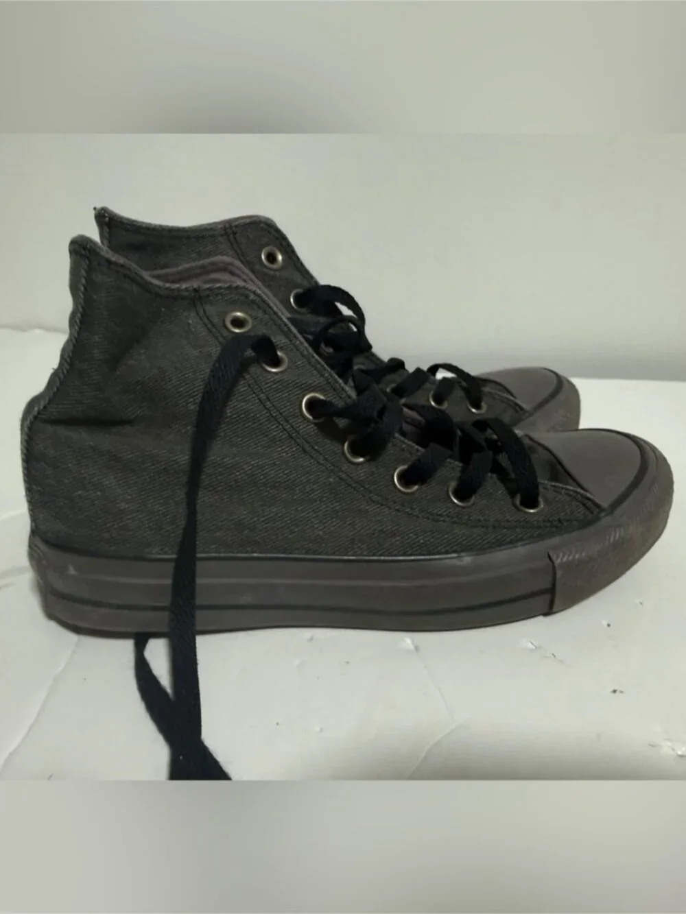 Converse Chuck Taylor All Star High Top Sneakers Charcoal Gray Youth 4.5